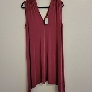 Eri + Ali Anthropologie wine tunic dress